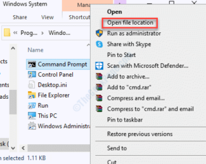 Right-Click on the File and Select Run as Administrator